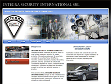 Tablet Screenshot of integra-security.ro